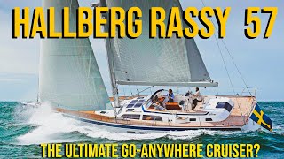 Hallberg Rassy 57 BOAT TOUR amp Review This Boat Can Take You ANYWHERE [upl. by Shedd]