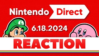 Nintendo Direct 61824  Live Reaction [upl. by Eiznik789]