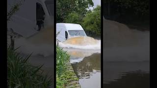 Another one goes…😬🤦🏻‍♂️ FloodedEngine TooFast Essex RiverCrossing Flooded BENGREGERS Fyp [upl. by Lisk]