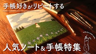 【おすすめノート】手帳好きがリピートする 日々を彩り豊かにする人気ノート＆手帳紹介 [upl. by Gnex257]