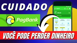 Conta digital do PagBank cuidado você pode perder dinheiro  Fique atento nas informações [upl. by Kippy182]