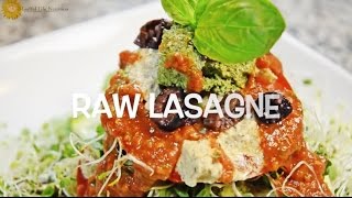 Raw Lasagne  Delicious and Nutritious xo [upl. by Eitak230]