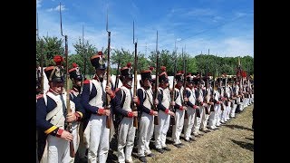 Battle of Ligny reenactment  June 2019  8eme demibrigade de Ligne [upl. by Nnylarat68]