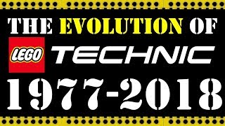 The EVOLUTION of LEGO TECHNIC 19772018 [upl. by Daugherty787]