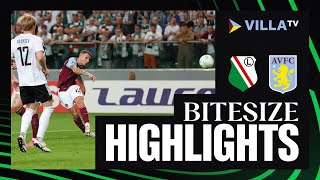 MATCH HIGHLIGHTS  Legia Warsaw 32 Aston Villa [upl. by Netsrejk986]