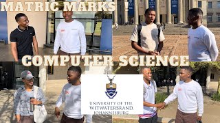 Asking Wits Computer Science Students their Matric marks for Maths and Physics [upl. by Cole]