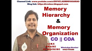 Memory Hierarchy  Memory Hierarchy in Computer Architecture amp Computer Organization  CO  COA [upl. by Nauht]