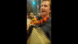 Premananda Kirtan Prabhu Chants Hare Krishna in Greenwich Village on Halloween [upl. by Raymund]