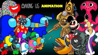 TOP Among Us Collection vs ZOMBIES  AMONG US ANIMATION [upl. by Janetta]