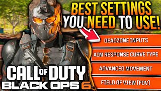 Black Ops 6 The BEST SETTINGS You NEED To Use BO6 Best Controller Graphic amp Audio Settings [upl. by Lennon144]