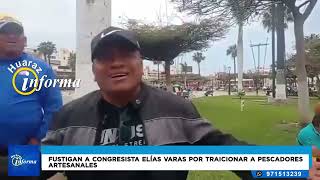 Fustigan a congresista Elías Varas por traicionar a pescadores artesanales [upl. by Ikim]