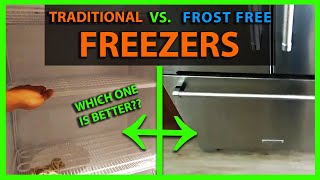 Frost Free Freezers Vs Regular Upright Freezers  Pros amp Cons amp How They Work [upl. by Kenyon]