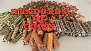 ROLLING COINS WORTH HUNDREDS OF DOLLARS [upl. by Sil]