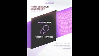 Motion Graphics  Video Design Services  Sculpture Where Creativity Meets [upl. by Lester]