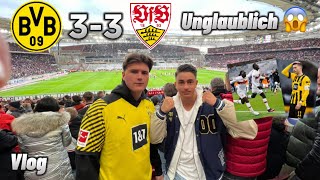 Vfb Stuttgart vs BVB Borussia Dortmund  33 😱 UNGLAUBLICHES SPIEL 🔥 Stadion Vlog [upl. by Decrem652]