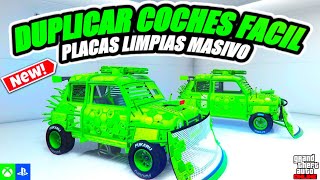 COMO DUPLICAR COCHES PLACAS LIMPIAS MUY FACIL Y RAPIDO en GTA 5 Online [upl. by Leumel]