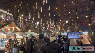 Oslo Christmas market 2024  jul i Vinterland  Norway oslo chrismas2024 oslowinterland2024 🇳🇴 [upl. by Verlee]