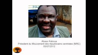 Abass Kaboua Faure Gnassingbé veut me faire assassiner 05072012 [upl. by Adnilre374]