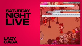 Lady Gaga  Paparazzi Live on SNL Habbo Version  ROC Nation [upl. by Alemac]