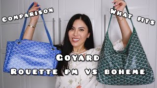 Goyard Boheme Hobo Bag vs Rouette PM Bag Which one is better [upl. by Alleda]