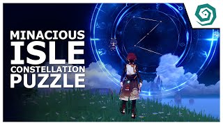 MINACIOUS ISLE Z PATTERN CONSTELLATION PUZZLE  GENSHIN IMPACT [upl. by Adnylem]