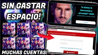 🚨COMO TENER MUCHAS CUENTAS DE EFOOTBALL 24 EN EL MISMO DISPOSITIVOS 🔥 SIN OCUPAR ESPACIO SIN BAN ✔ [upl. by Isyad65]