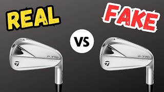 FAKE AliExpress TaylorMade P770 Irons vs REAL  Head to Head [upl. by Ruthy413]