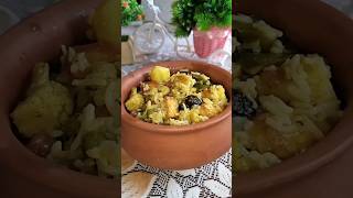 Veg dum biryani vegbiryani food recipe cooking trending viralvideo shorts [upl. by Allenaj]