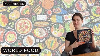 World Food  Jigsaw  Timelapse [upl. by Lud]