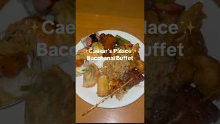 Caesar’s Palace buffet bigback foodie caesarspalace bacchanalbuffet [upl. by Patty439]