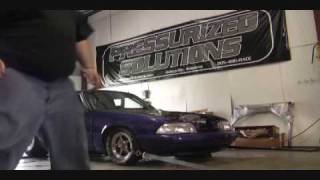 Halbert Brothers procharged mustang on the dyno [upl. by Bab]