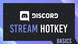 StartStop Discord Stream using ONE KEY  Discord Hotkey Guide [upl. by Gauthier]