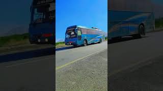 Baloch drivers folding too Karachi bus travel buses racing tourist transport gadi [upl. by Wadell]