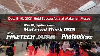 Highlights of Day 1 Highlyfunctional Material Week  FINETECH JAPAN  Photonix Dec 810 2021 [upl. by Lynn]