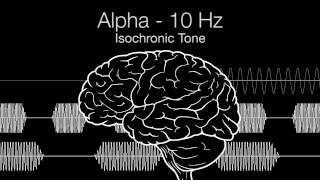 Serotonin Release amp Wakefulness Alpha Isochronic Tone  10Hz 1h Pure  432Hz Base [upl. by Eidarb954]