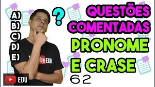 Questão 62 Pronome e crase [upl. by Elleraj]