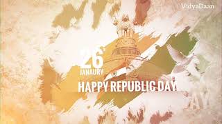 India Republic Day  History and Significance  Documentary  VidyaDaan [upl. by Eelinej]