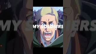 Erwin’s Speech 🔥 EditAMV erwinsmithedit aot [upl. by Ydasahc137]