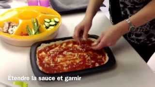 Recette Tupperware facile et rapide de PIZZA MAISON [upl. by Enirahtac426]