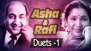 Best of Mohd Rafi amp Asha Bhosle Duets HD  VIDEO JUKEBOX 1  Evergreen Bollywood Song Collection [upl. by Caravette10]