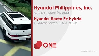 Hyundai Santa Fe Hybrid TV Ad Q4 2024 30s Philippines [upl. by Onyx]