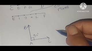 Collinear and Non collinear points angle formation [upl. by Suisyola]