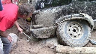 4X4 S10 LOSES A WHEEL by BSF Recovery Team [upl. by Kahler]