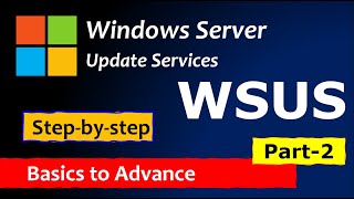 Windows Server Update Services WSUSPart 2 windowsserver microsoft education activedirectory [upl. by Cordula]