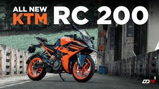 NEW KTM RC 200  2022  Detailed Malayalam Ride Review  One D Malayalam [upl. by Aiciram]