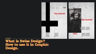 What is Swiss Design and How to use it in Graphic Design [upl. by Irallih]