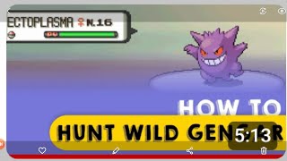 how to evolve haunter in pokemon moon emerald [upl. by Akilegna]