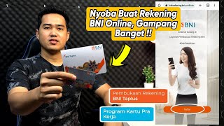 Cara Buat Rekening BNI Online  Terbaru 2023 [upl. by Aneerehs785]