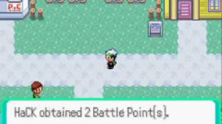 pokemon emerald  battle point cheats [upl. by Minni]