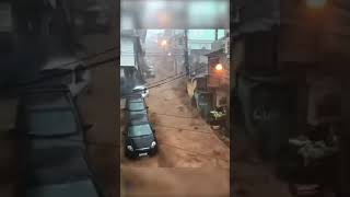 Deadly flooding mudslides after storm in Brazil [upl. by Yul]